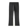 Suede Flare Sweatpants Women Baggy Patchwork Casual 90s Hip Hop Mens Sweat Pants