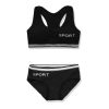 Soft Cotton Elastic Breathable Training Bra and Underwear Set for Teen Girls 8-18 Years Old