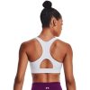 Women's HeatGear Armour Mid Padless Sports Bra - 1373865-100 - White/White/Black - XL