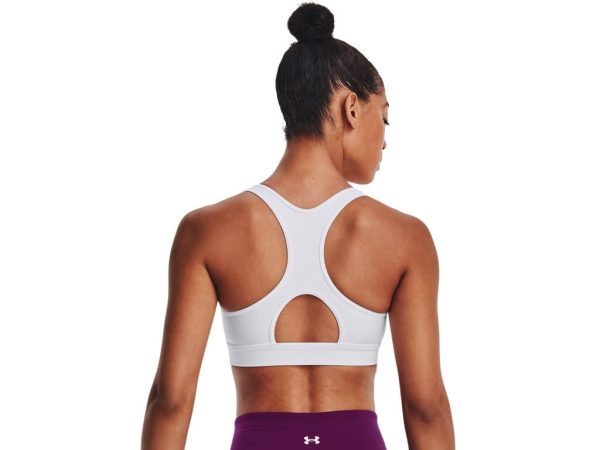 41lYclq8q3L.jpg Women's HeatGear Armour Mid Padless Sports Bra - 1373865-100 - White/White/Black - XL