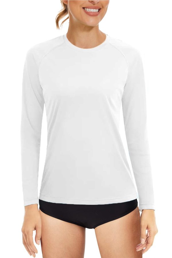 510G3J25ZIL.jpg Women's UPF 50+ Sun Protection Quick Dry Shirts Hiking Long Sleeve Tops