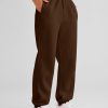 Women??s Winter Casual Baggy Fleece Lined Sweatpants Fashion High Waisted Joggers Pants Athletic Clothes with Pockets