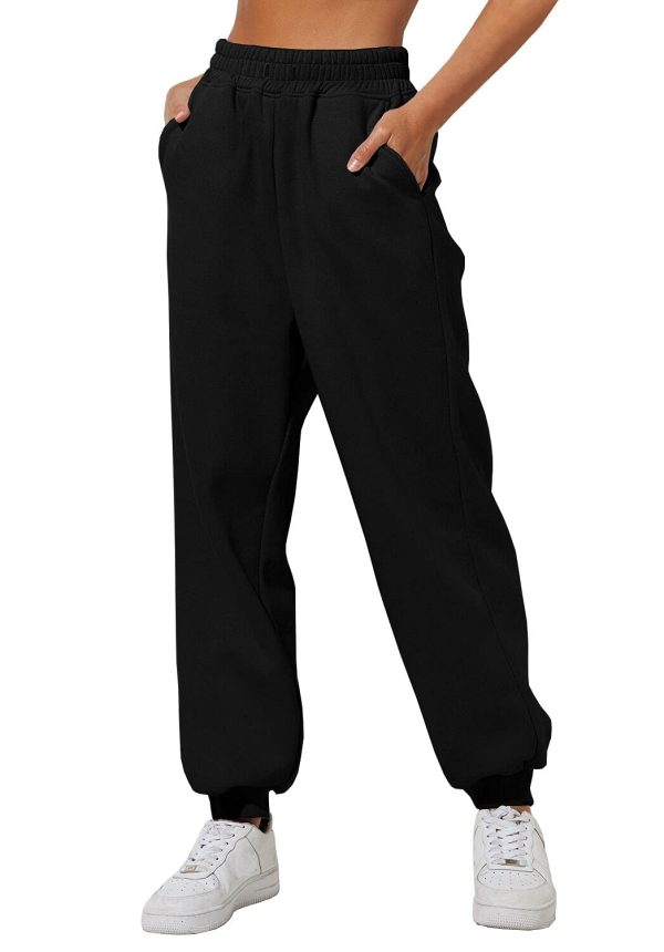 517eLHj92DL.jpg Sweatpants Women Baggy High Waisted Sweat Pants Fall Clothes Casual Joggers Y2k Aesthetic Warm Trousers with Pockets