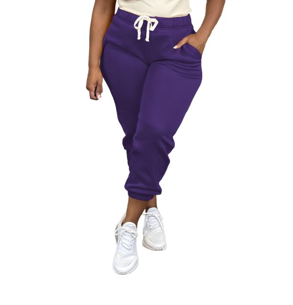 51AggyuSwzL.jpg Women's Plus Size Casual Sweatpants Drawstring Jogger Pants Tight Track Pants with Pockets