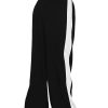 Women's Drawstring Sweatpants Side Stripe Pants Wide Leg Track Pants with Pockets