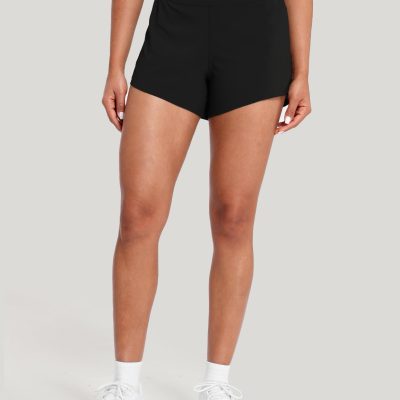 Agile Running Shorts for Women, High Waisted Athletic Shorts Lined Workout Shorts with Zipper Pocket 4"