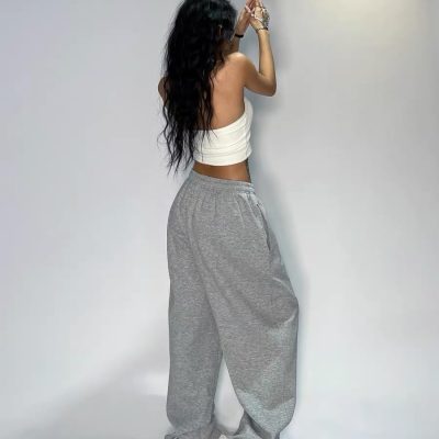 XPONNI Y2K Baggy Sweatpants - Wide Leg Women's Pants