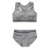 Soft Cotton Elastic Breathable Training Bra and Underwear Set for Teen Girls 8-18 Years Old