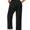 3 Pack Women's Plus Size Sweatpants Wide Leg Cargo Lounge Pants High Waist Ladies' Slacks Drawstring Jogger with Pockets
