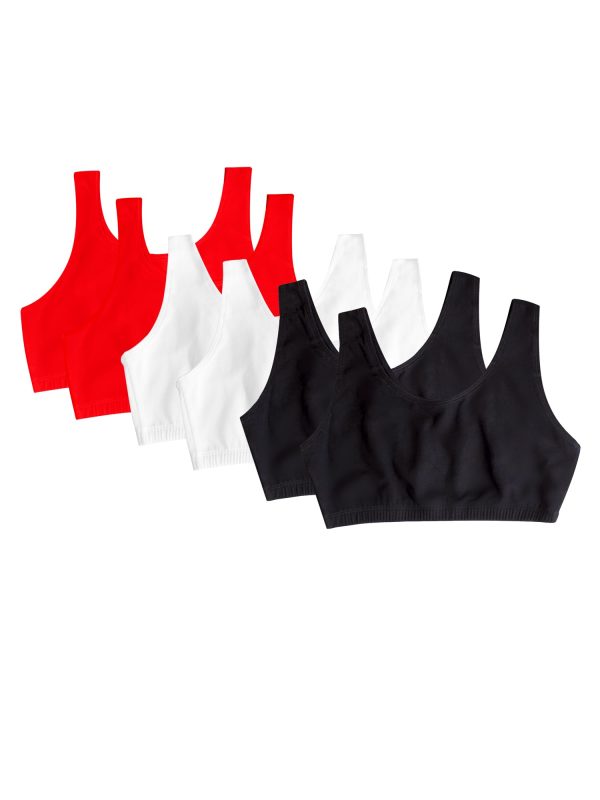 51riqEER98L.jpg Cotton Tank Bra for Women - Ultimate Comfort & Breathable Fit