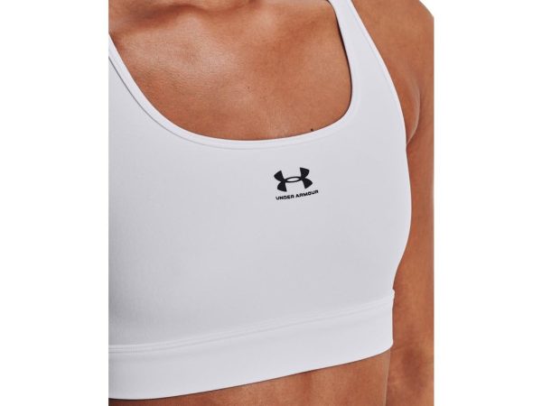 51uhA2WbjTL.jpg Women's HeatGear Armour Mid Padless Sports Bra - 1373865-100 - White/White/Black - XL