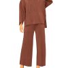 Women's 2 Piece Outfits Sweatsuit Sets Pearls Hoodie Top Wide Leg Pants Loose Lounge Set Tracksuits