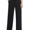 Women's Petite Wide Leg Sweatpants Cotton Pants with Pockets