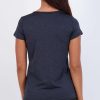 5 Pack: Women's Short Sleeve V-Neck Activewear T-Shirt Dry-Fit Wicking Yoga Top (Available in Plus)