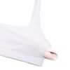 Butterluxe Spaghetti Strap Sports Bras for Women - Square Neck Yoga Wireless Low Coverage Padded Cami Crop Top