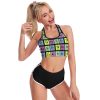 Science Teacher Chemical Elements Women's Sports Bra Padded Support Bras Yoga Workout Tank Top