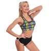Science Teacher Chemical Elements Women's Sports Bra Padded Support Bras Yoga Workout Tank Top