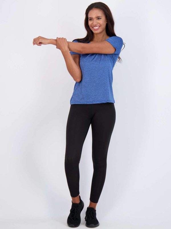 614wluYQhLL.jpg 5 Pack: Women's Short Sleeve V-Neck Activewear T-Shirt Dry-Fit Wicking Yoga Top (Available in Plus)