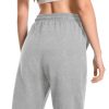 Widen Waistband Sweat Pants for Women Exposed Pockets Lounge Sweatpants Straight Leg Pants 29???? Inseam