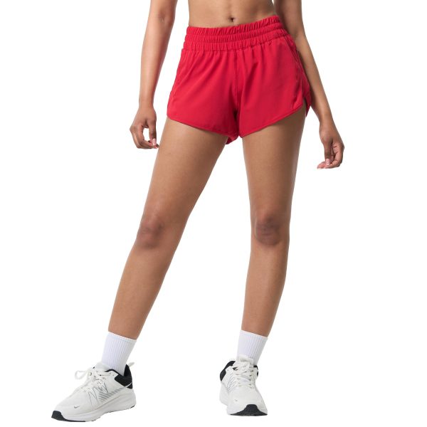 61ARnc6SkoL.jpg Athletic Shorts for Women,Women's Quick Dry Workout Sports Active Running Track Shorts with Elastic and Zip Pockets