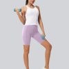 Workout Tank Tops for Women Racerback Basic Running Tanks Seamless Muscle Athletic Yoga Tops with Built in Bra