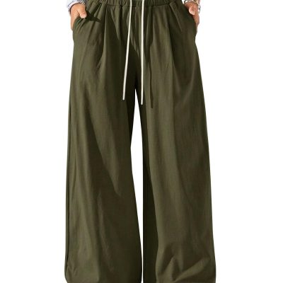 Womens Sweatpants Wide Leg Pants Casual Palazzo Flowy Trouser Woman High Waisted Loose Fit Lounge Pant Comfy 2025