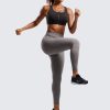 Womens Zip Front High Impact Sports Bra - Molded Cup Adjustable Convertible Straps Wireless Workout Yoga Crop Top