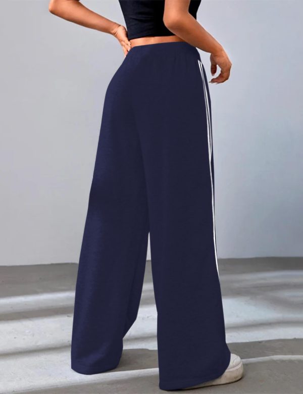 61Eib8BRxL.jpg Quenteen Women's Wide Leg Sweatpants Casual High Waisted Straight Sweat Pants Drawstring Joggers with Pockets