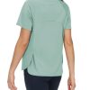 Women's Short Sleeve Workout Shirts Breathable Yoga T-Shirts with Side Slits Athletic Tee Tops