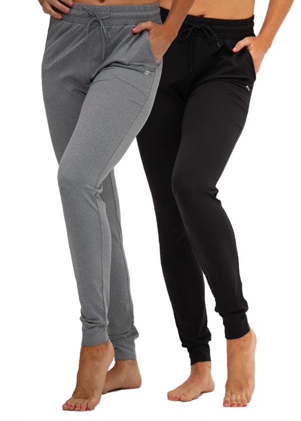 61JGp9pDv2L.jpg Women's Yoga Jogger Pants with Side Pocket Sweatpants