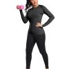 4 Pack Women's Compression Shirt Long/Short Sleeve Performance Workout Baselayer Athletic Top Gym Sports Gear