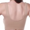 Women's 3 Pack Seamless Comfortable Sports Bra with Removable Pads