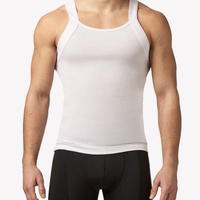 Men's 3-Pack Cotton Square Neck Tank Top