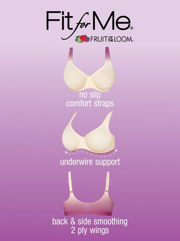 61ajBFOK8iL.jpg Women's Plus-Size Cotton Unlined Underwire Bra