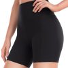 Essential/Workout Pro Biker Shorts with Side Pockets for Women, High Waisted Compression Yoga Shorts 4''/ 6''/ 8''