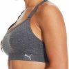 Women Sports Bra, 3-Pack (Black/White/Grey, X-Large)