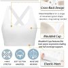 Sports Bra for Women High Support Molded Cup Strappy Running Sports Bras Workout Sports Bra
