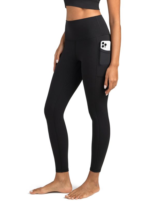 61dBo565eL.jpg Women's High Waisted Yoga Pants 7/8 Length Leggings with Pockets