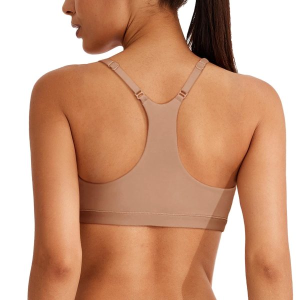 61dzkIddjAL.jpg Women's Racerback Wireless No Padded Comfortable Sleep Bralettes Bras for Women