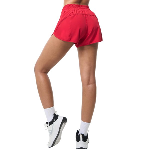 61eIiCCVXL.jpg Athletic Shorts for Women,Women's Quick Dry Workout Sports Active Running Track Shorts with Elastic and Zip Pockets