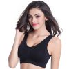 Women's 3 Pack Seamless Comfortable Sports Bra with Removable Pads