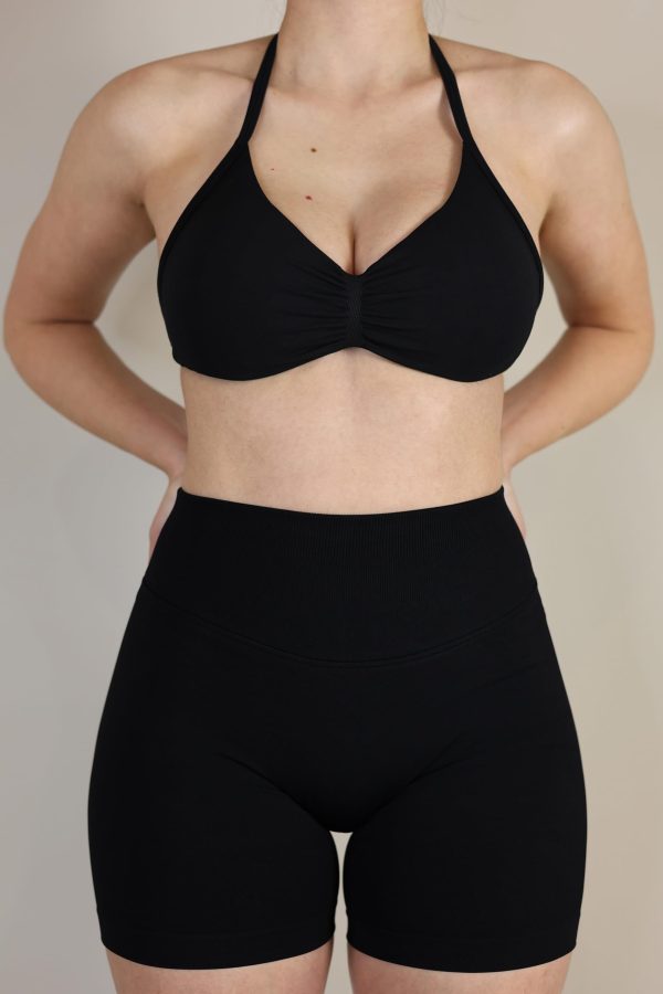 61ifArFPzvL.jpg Influence Strappy Bra Sports Bras for Women, Backless Padded Impact Strappy Bra Workout Gym Yoga with Removable Cups