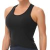Womens' Racerback Workout Tank Tops with Built in Bra Sleeveless Slim Fit
