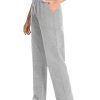 Widen Waistband Sweat Pants for Women Exposed Pockets Lounge Sweatpants Straight Leg Pants 29???? Inseam