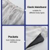 Camo Sweats Shorts for Men Women Elastic Waist Drawstring Camouflage Workout Shorts Maple Leaf Athletic Gym Shorts