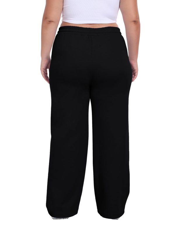 61rdBo7OQEL.jpg Women's Plus Size Wide Leg Sweatpants Elastic Waist Baggy Drawstring Lounge Pants with Pockets