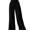 Womens Wide Leg Sweatpants Casual Loose Solid Color Pants Comfy Lounge Joggers Baggy Sweatpants Pockets
