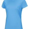 Women's Short Sleeve T-Shirts UPF 50+ Sun Protection Quick Dry Athletic Running Workout Rash Guard Tops
