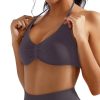 Halter Sports Bras for Women Padded Strappy Bra Open Back Workout Gym Crop