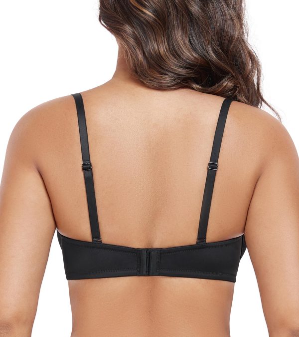 712MVcwSMwL.jpg Women's Deep Plunge Push Up Low Cut Thick Padded Underwire Everyday Bra